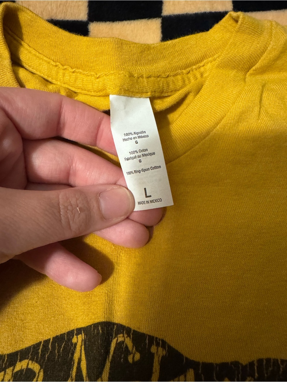 Yellow “Back on my Bull Shit” Tee